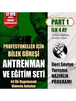 PART1 | PRO BİLEK GÜREŞİ ANTRENMANI | 0-4 AYLIK SÜRECİ İÇERİR